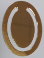 Fermasoldi dorato ovale 45X25 mm