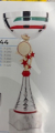 COPPA TRICOLORE CON STELLE ROSSE ART. 444